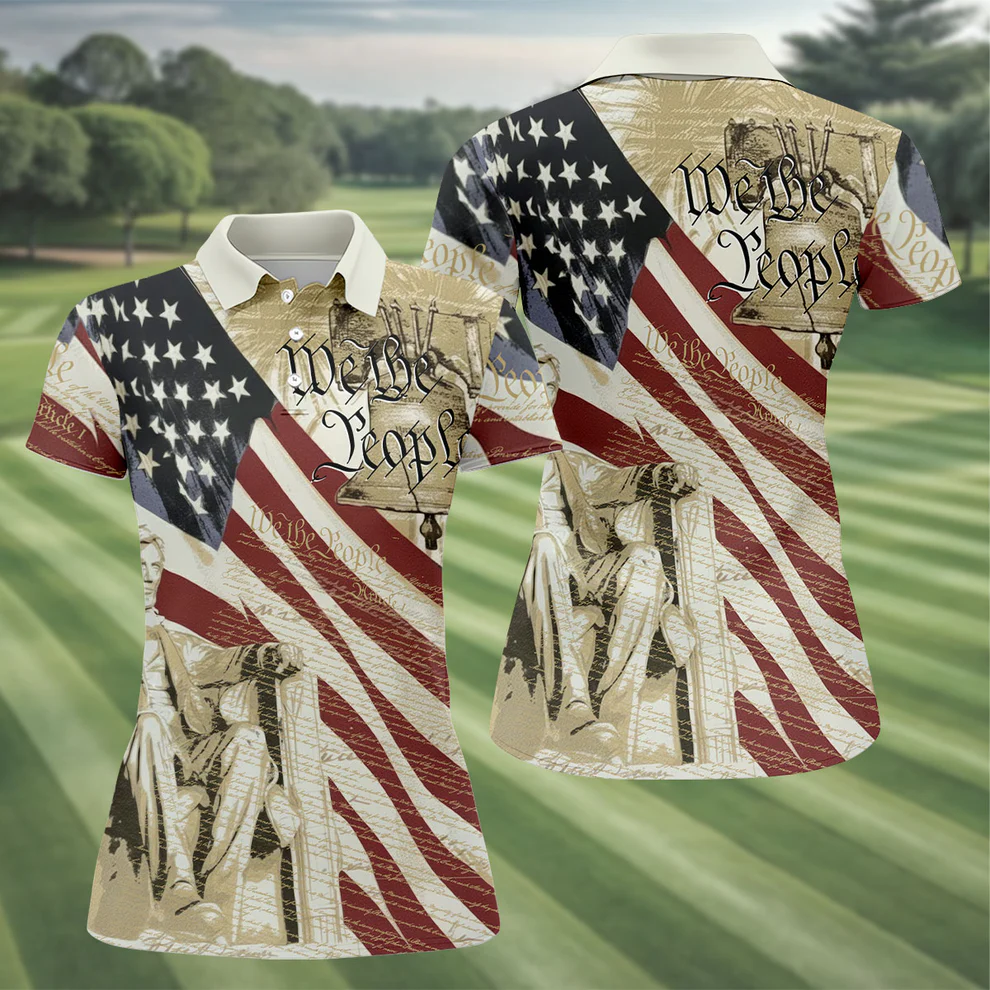 We The People American Flag Pattern 4th July Patriotic