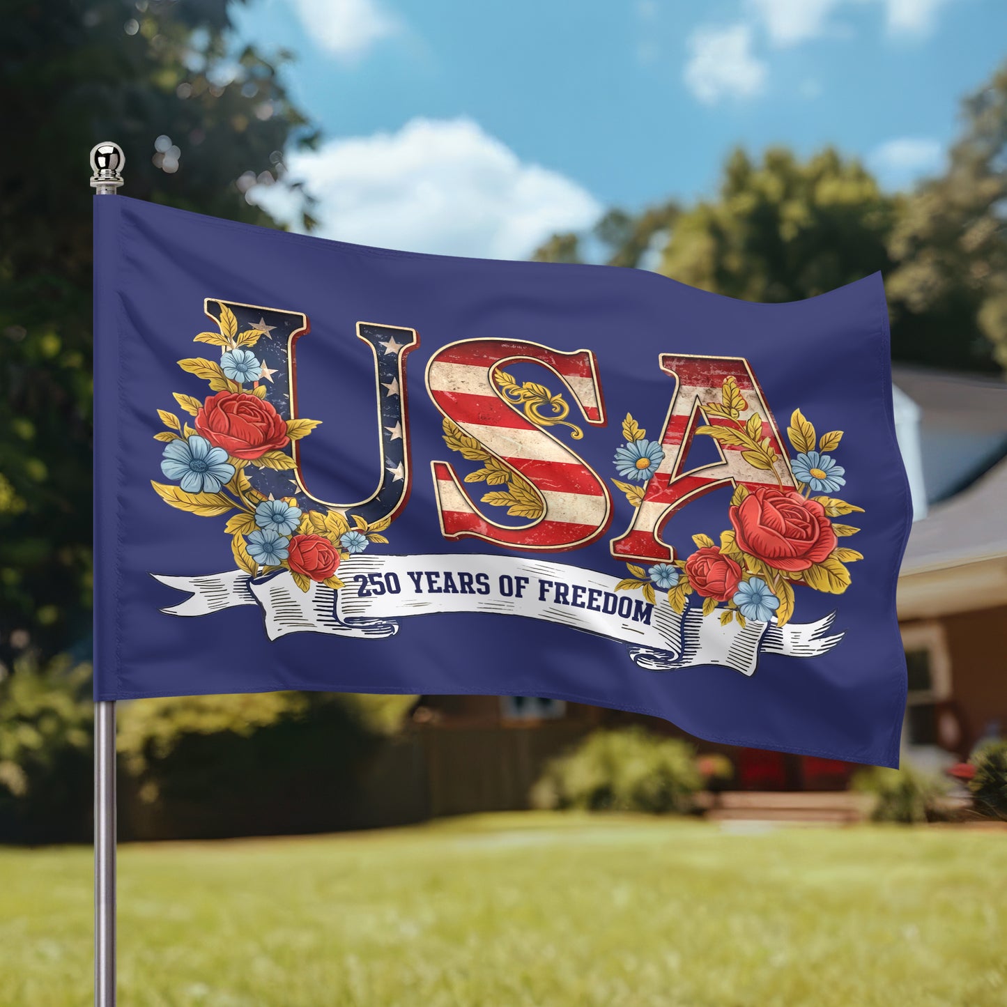 American Patriotic Flag, 250 Years