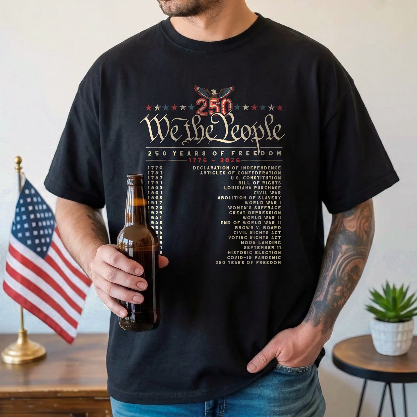 250 Year Timeline 1776β2026 Patriotic Historical