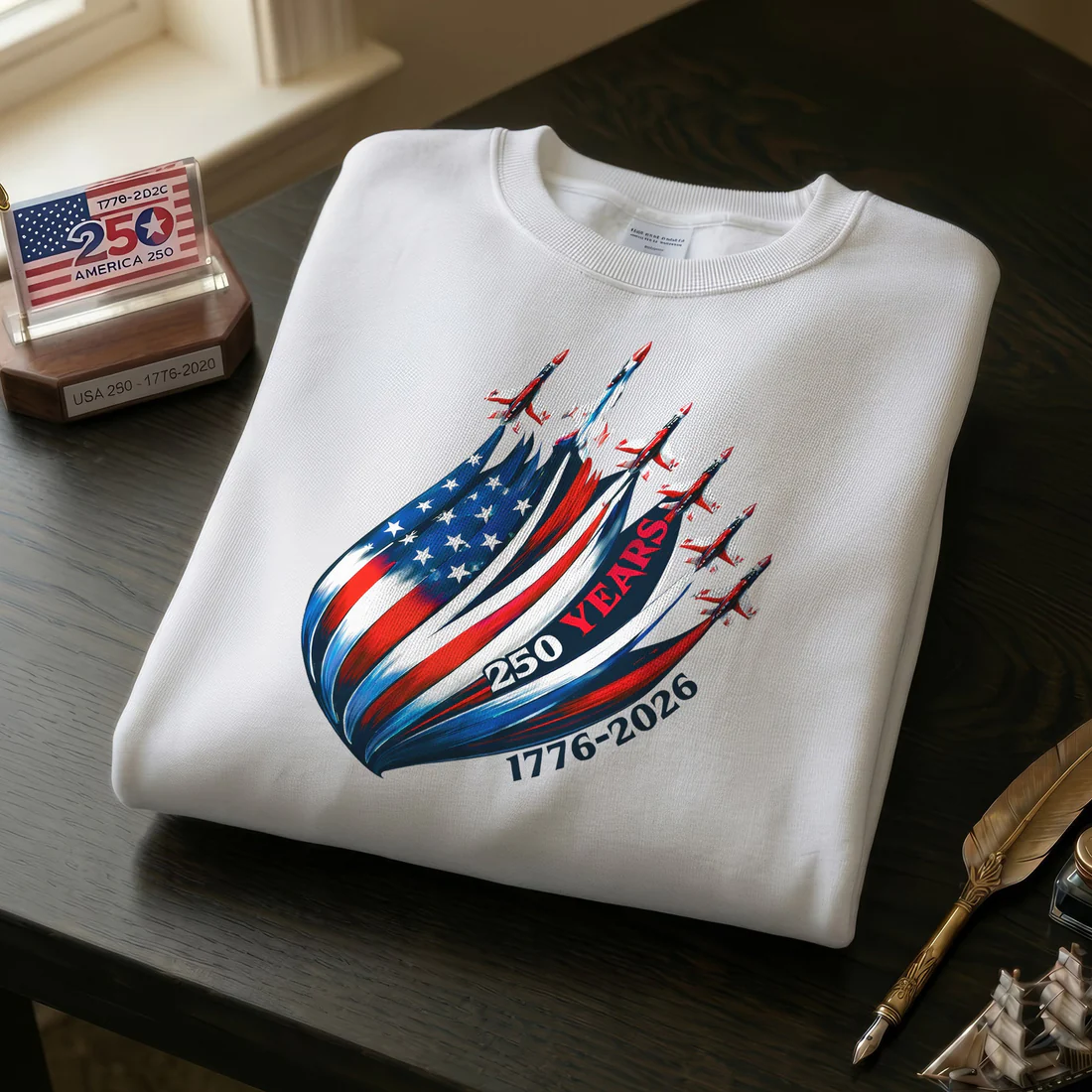 USA 250th Anniversary Shirt 1776β2026 β Patriotic American Flag Jet Unisex