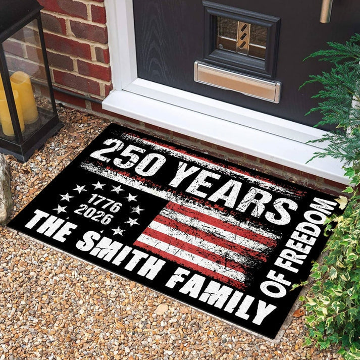 Personalized Doormat - America 250th Gifts for Family