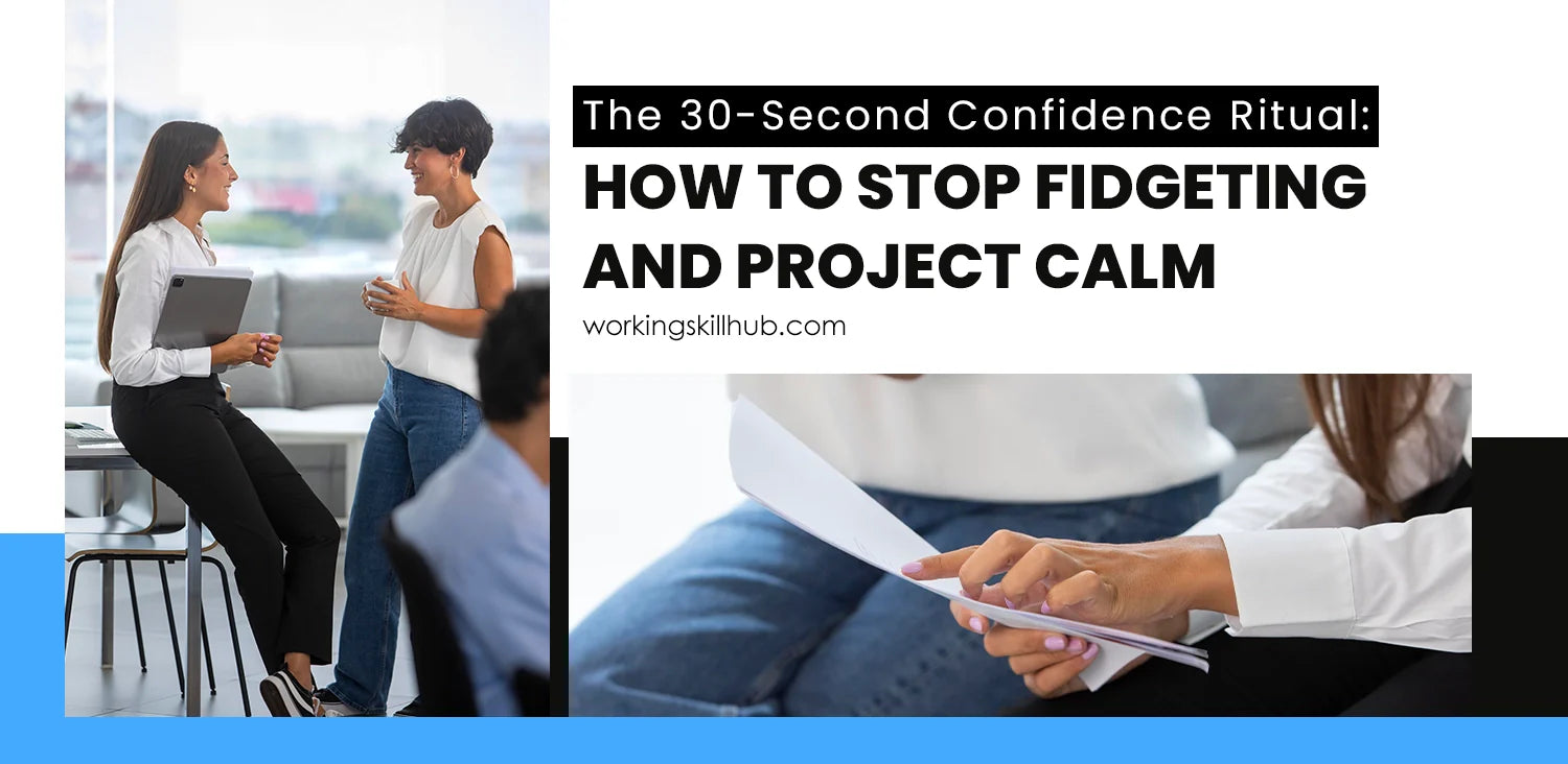 The 30-Second Confidence Ritual: How to Stop Fidgeting and Project Cal ...