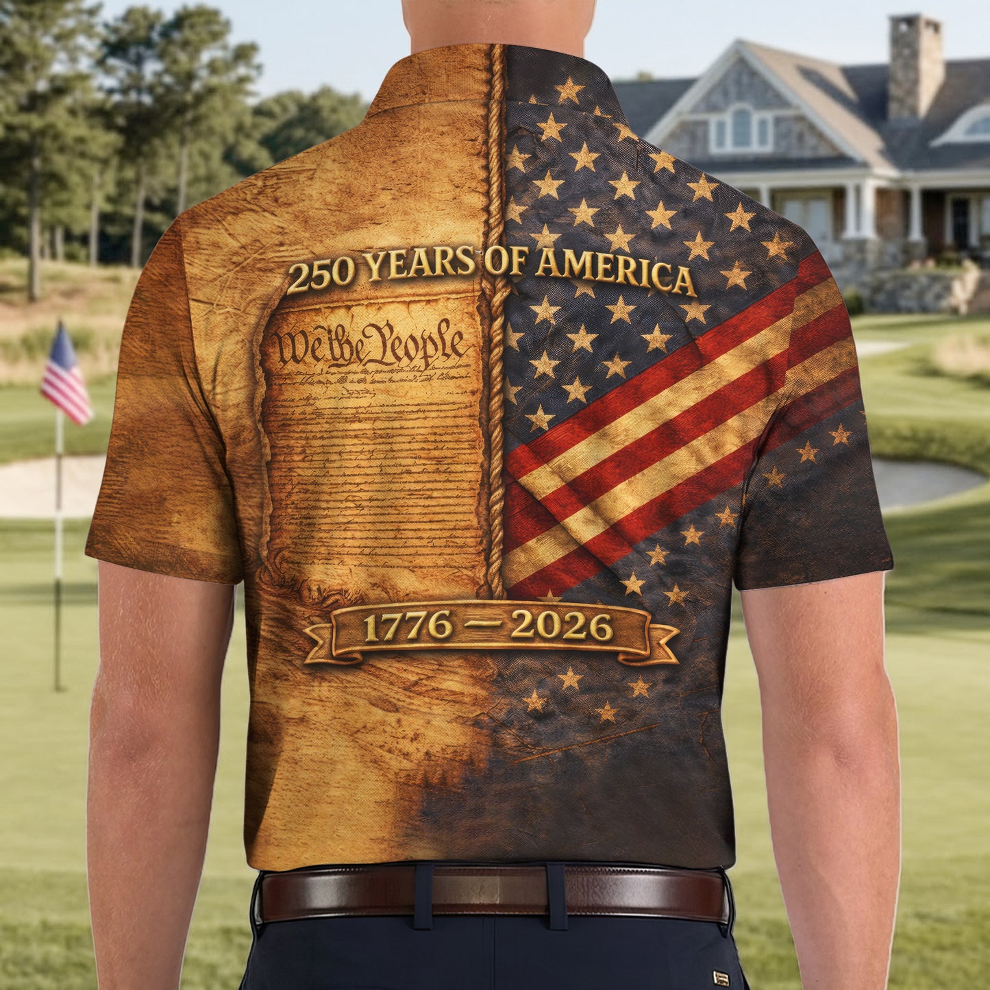 We The People 250 Years Of America 1776-2026 Polo