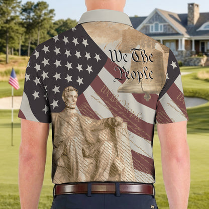 We The People American Flag Pattern 4th July Patriotic