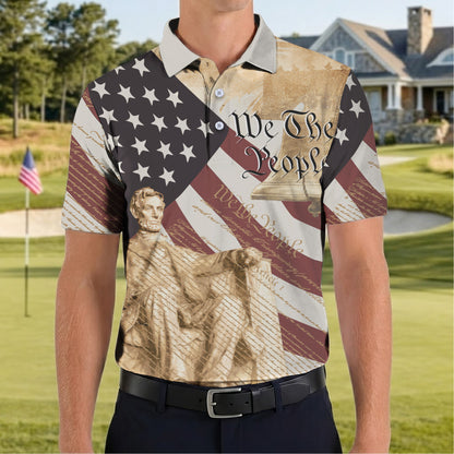 We The People American Flag Pattern 4th July Patriotic