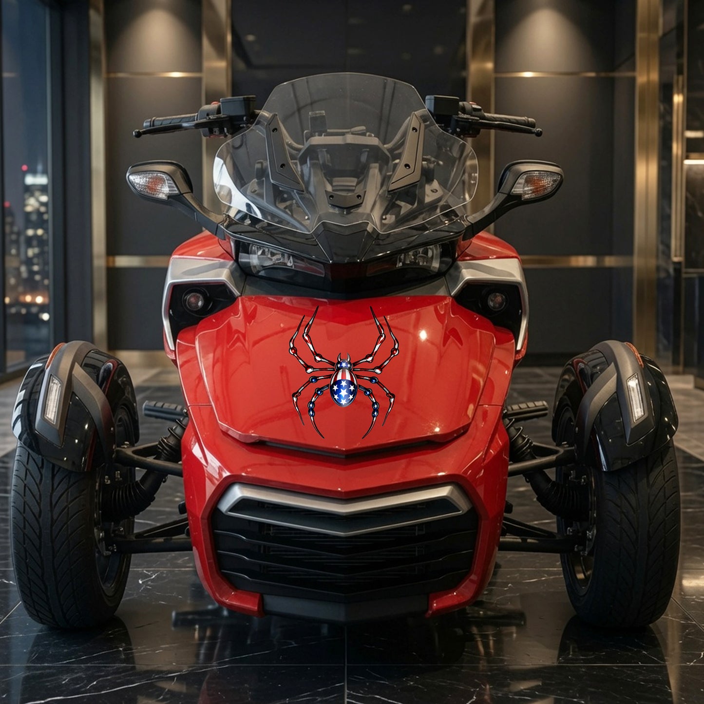 Can-am Spyder Decal USA Spider Sticker