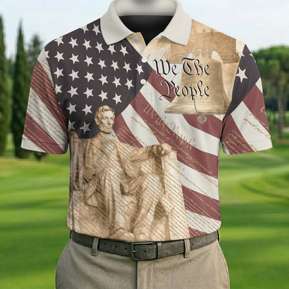 We The People American Flag Pattern 4th July Patriotic