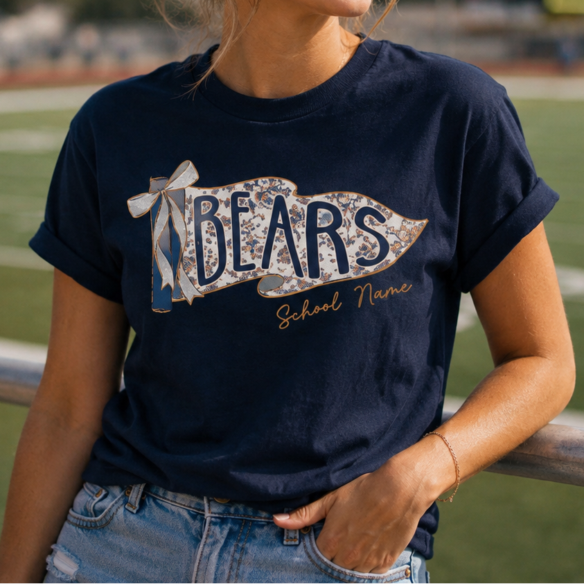 Custom Football Pennant Shirt