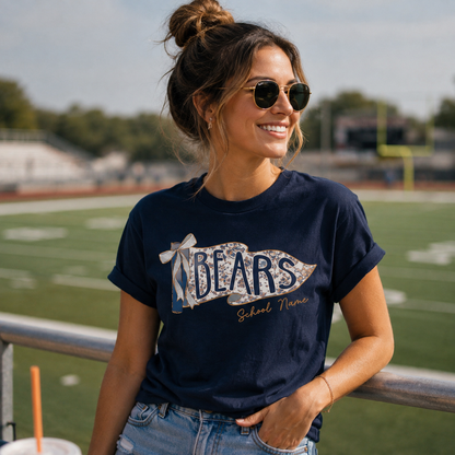 Custom Football Pennant Shirt