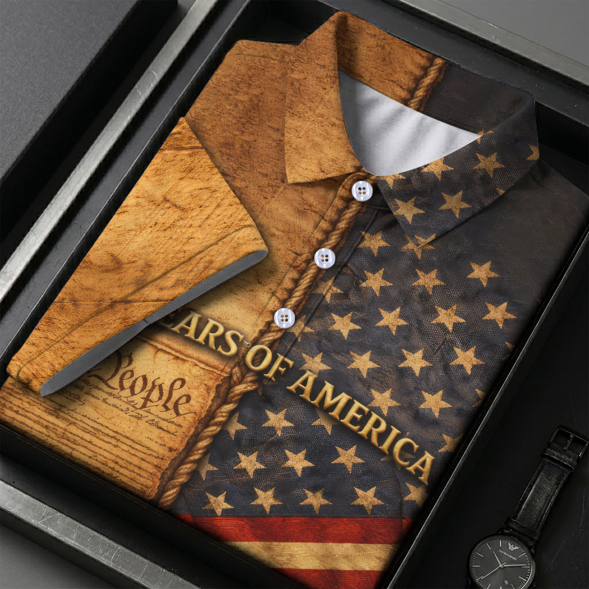 We The People 250 Years Of America 1776-2026 Polo
