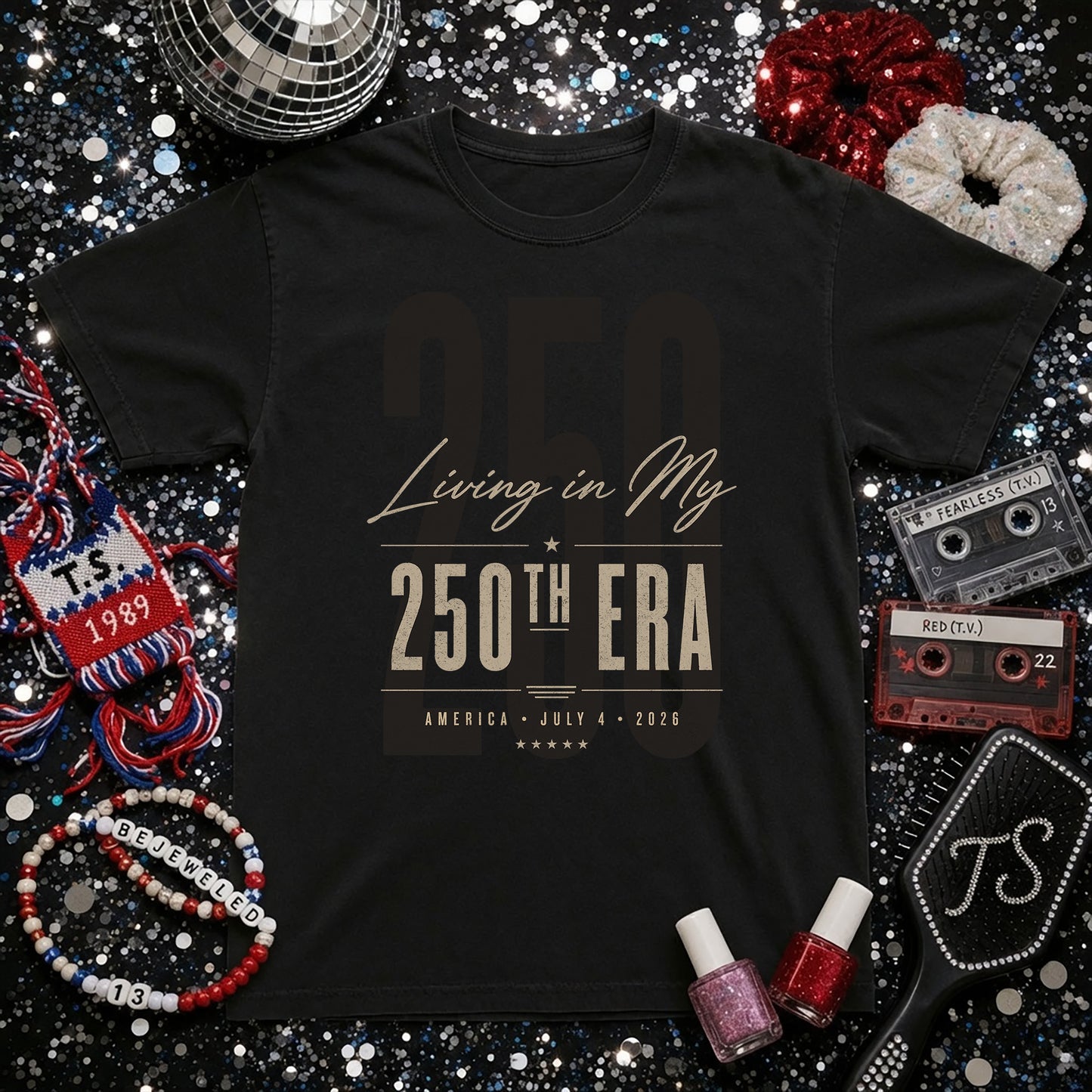 Living in my 250th ERA, America Semiquincentennial Comfort Colors Shirt