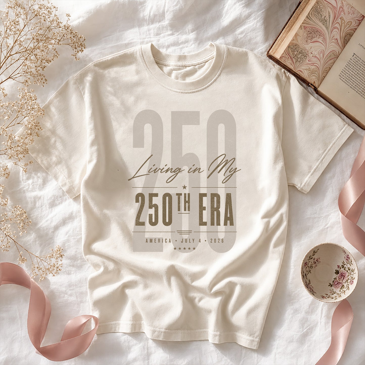 Living in my 250th ERA, America 250th Anniversary Shirt
