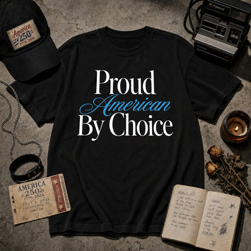 Proud American By Choice, New Citizen USA 250th Anniversary Shirt
