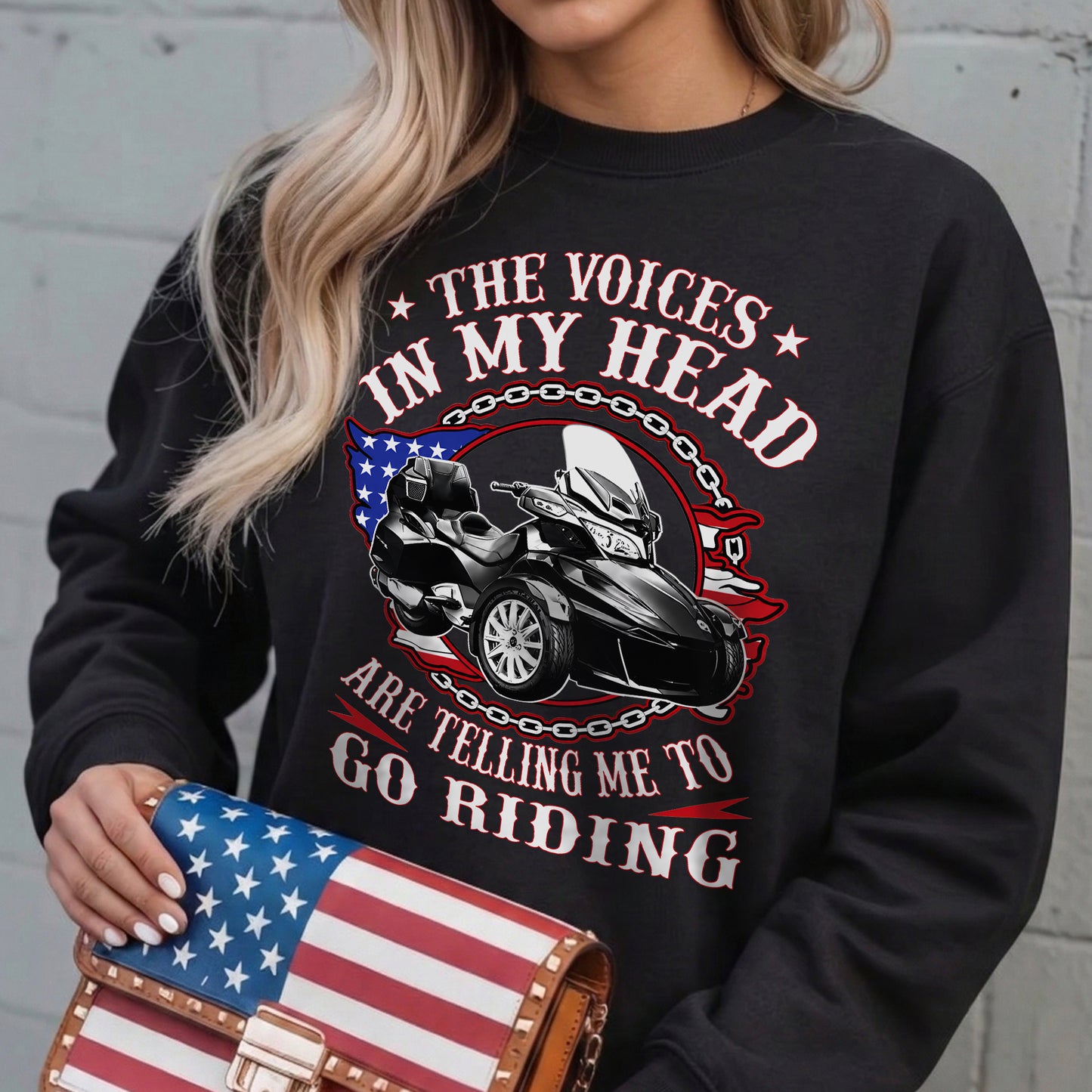 The Voice in My Head Spyder Riding T-shirt