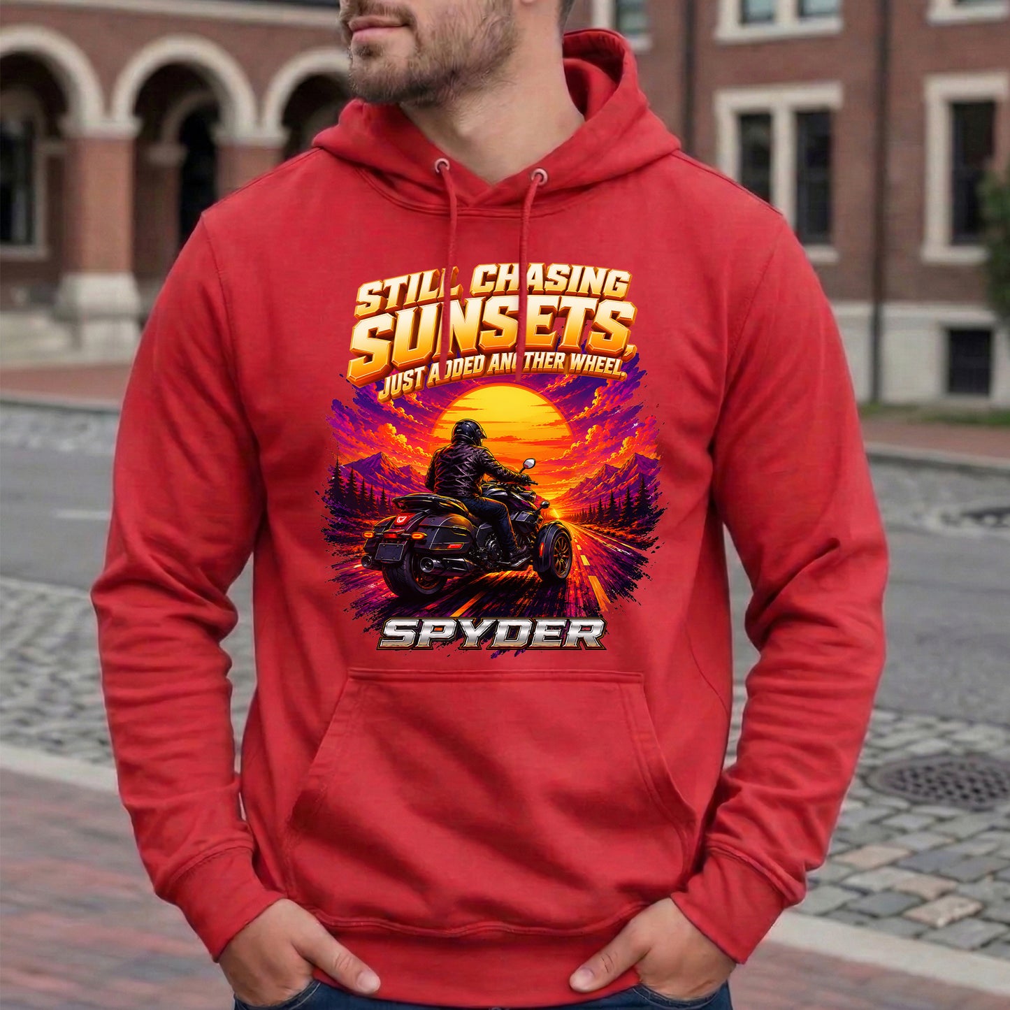 Still Chasing Sunsets Just Added Another Wheel Spyders T-shirt