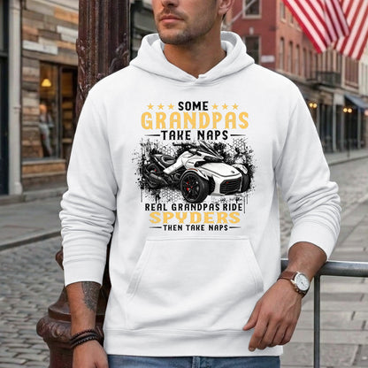 Real Grandpas Ride Spyders T-shirt