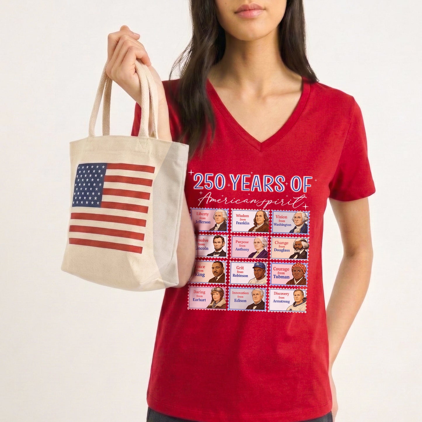 Historical Figures in America 250 Years of American Spirit