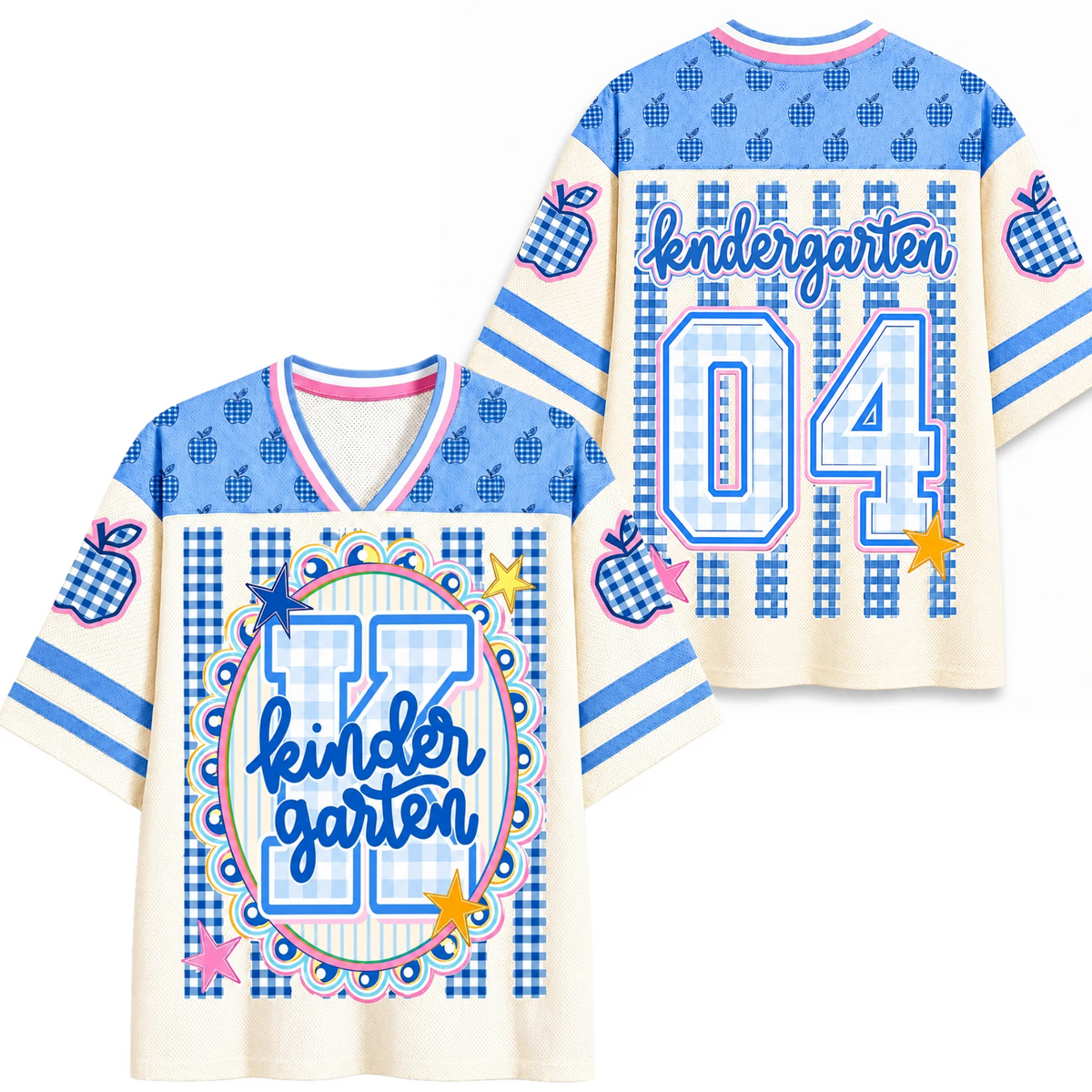 Custom Teacher Mesh Jersey, Personalized Back-to-School Shirt