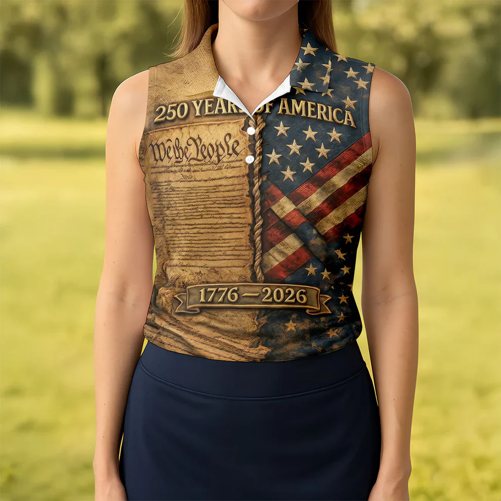 We The People 250 Years Of America 1776-2026 Polo
