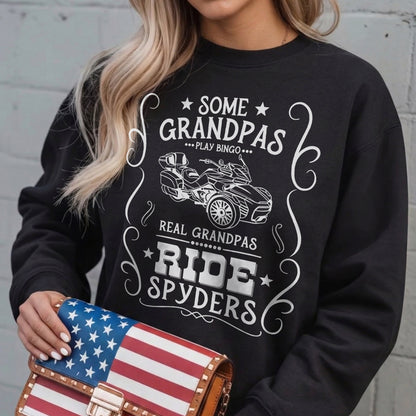 Real Grandpas Ride Spyders T-shirt