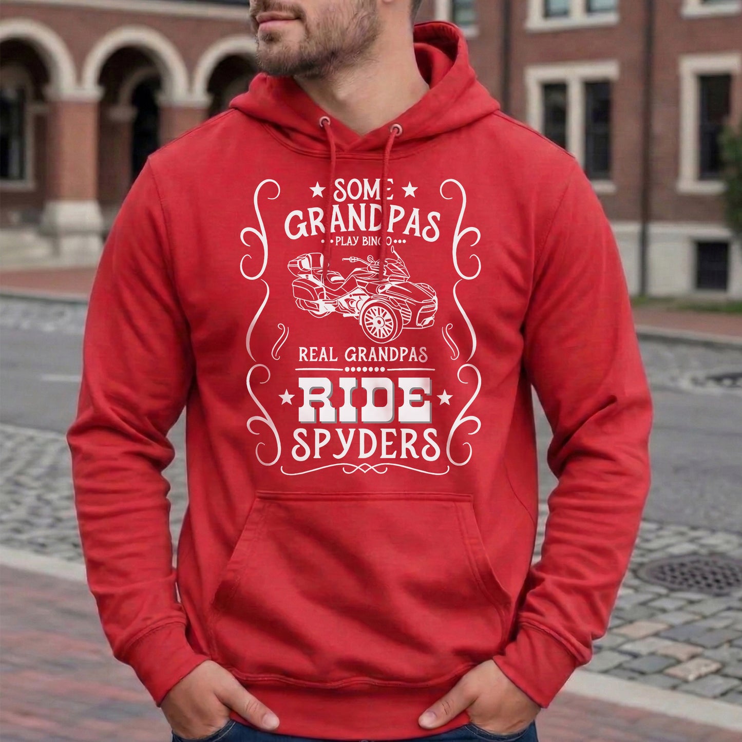 Real Grandpas Ride Spyders T-shirt