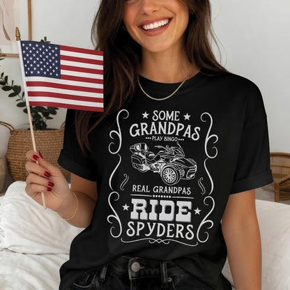 Real Grandpas Ride Spyders T-shirt