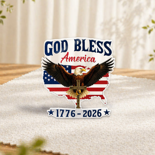 God Bless America Acrylic Pins – Silver Butterfly Clutch Set for Jackets, Hats & Gifts