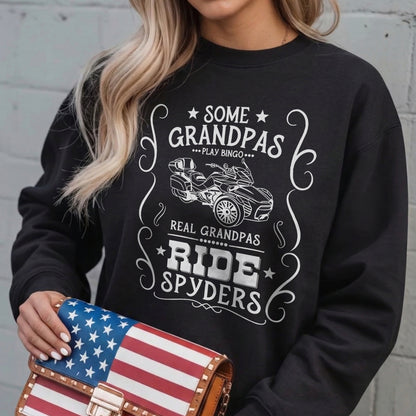Real Grandpas Ride Spyders T-shirt
