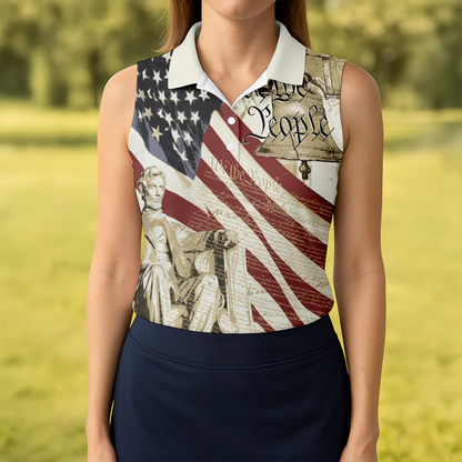 We The People American Flag Pattern 4th July Patriotic