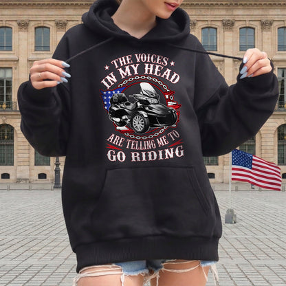 The Voice in My Head Spyder Riding T-shirt