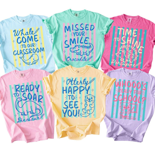 Funny Animal Teacher Shirt for Back to School Teacher Shirt