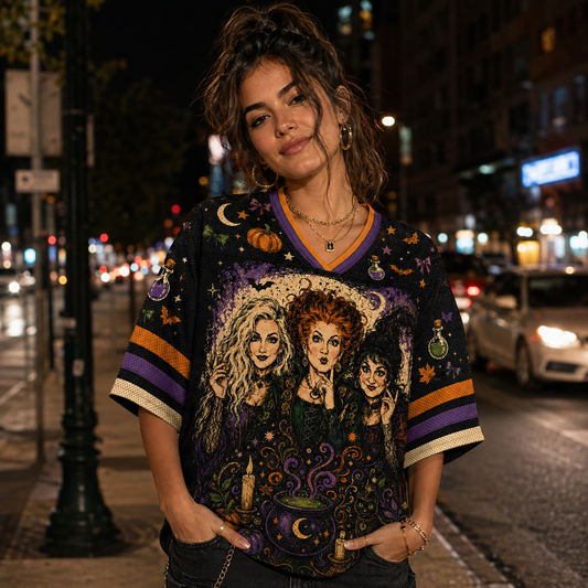 Custom Halloween Fall Mesh Jersey