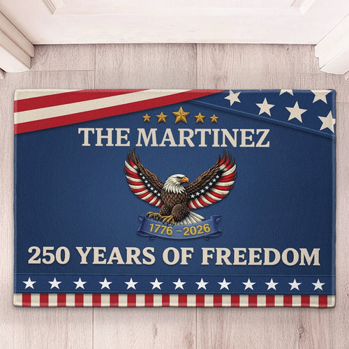 Personalized Doormat - America 250th Gifts for Family