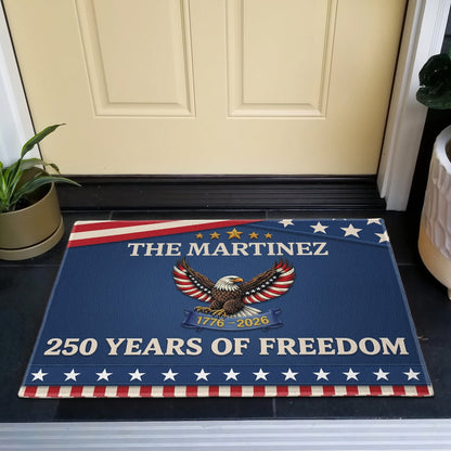 Personalized Doormat - America 250th Gifts for Family
