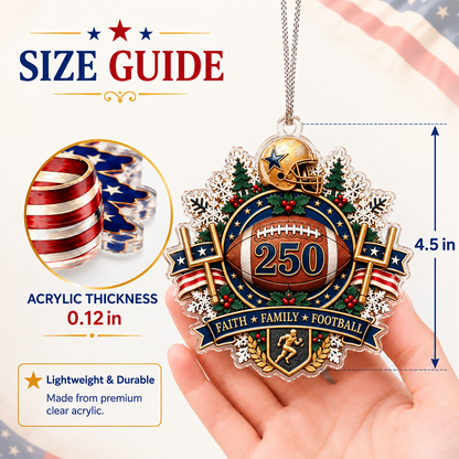250th Anniversary Sports Heritage Acrylic Ornaments – Keepsake Gifts for Sports Fans