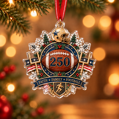 250th Anniversary Sports Heritage Acrylic Ornaments – Keepsake Gifts for Sports Fans
