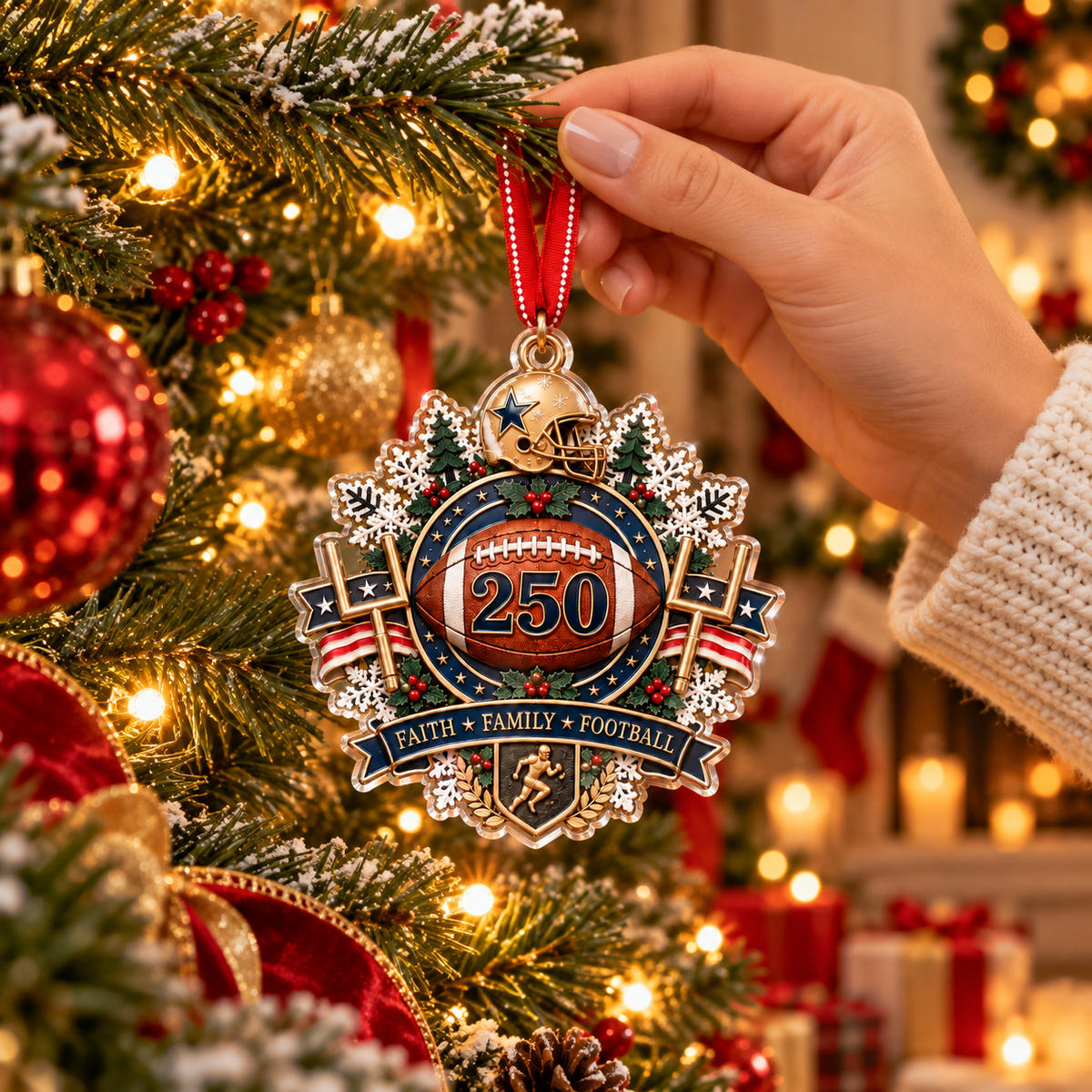 250th Anniversary Sports Heritage Acrylic Ornaments – Keepsake Gifts for Sports Fans