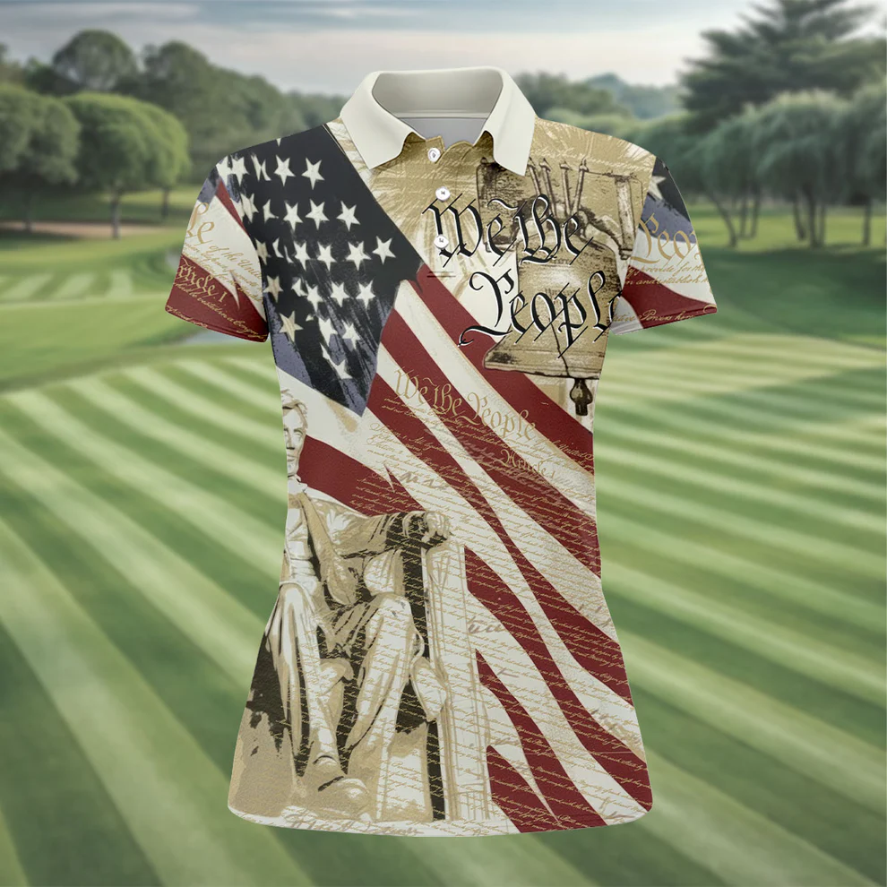 We The People American Flag Pattern 4th July Patriotic