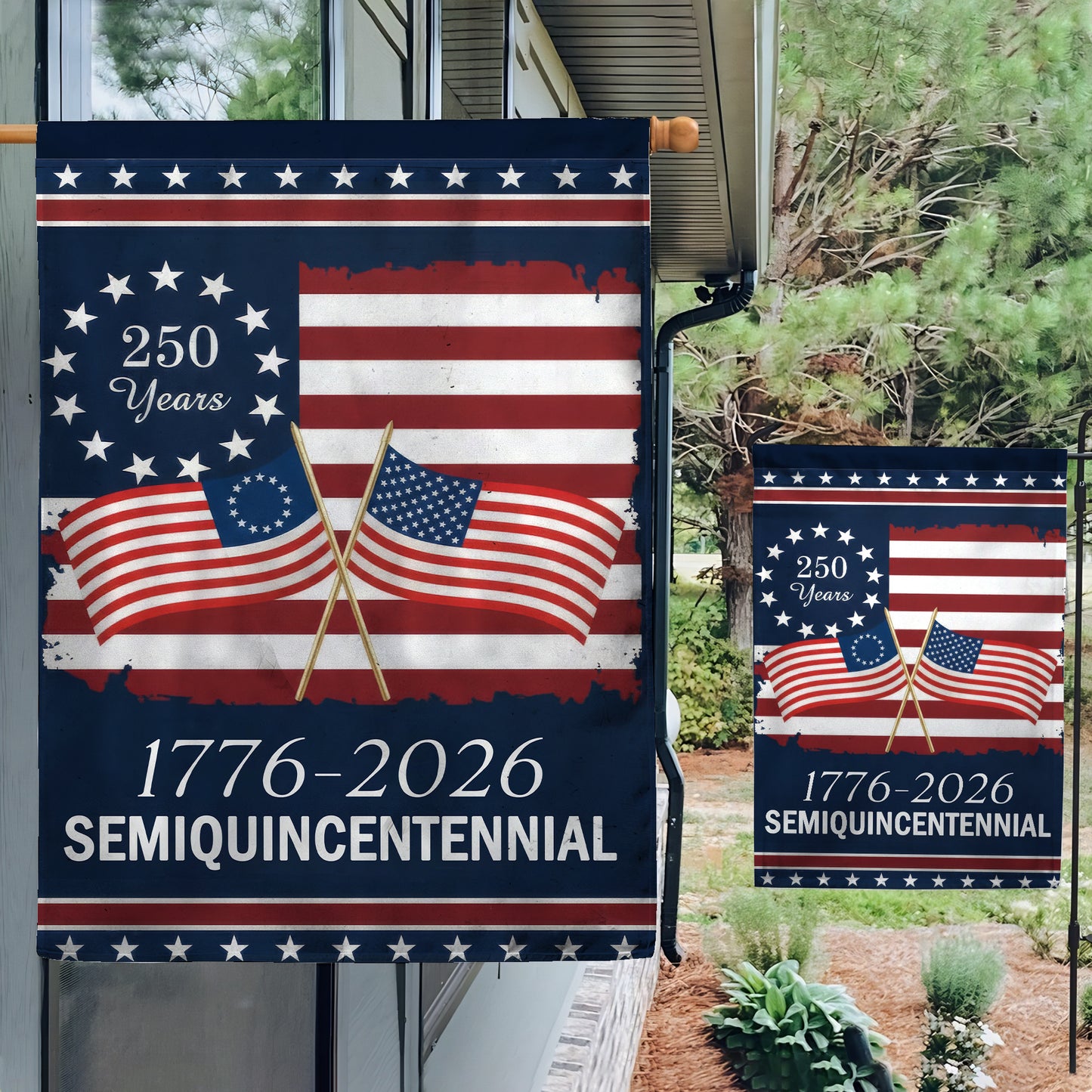 America 250th USA Semiquincentennial Flag