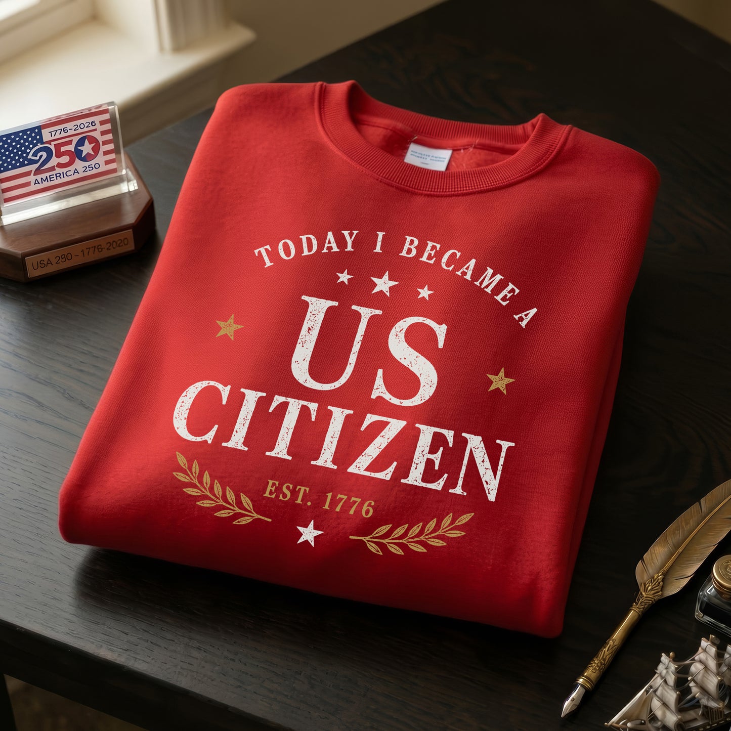 Today I Became A US Citizen, America 250th Anniversary Shirt