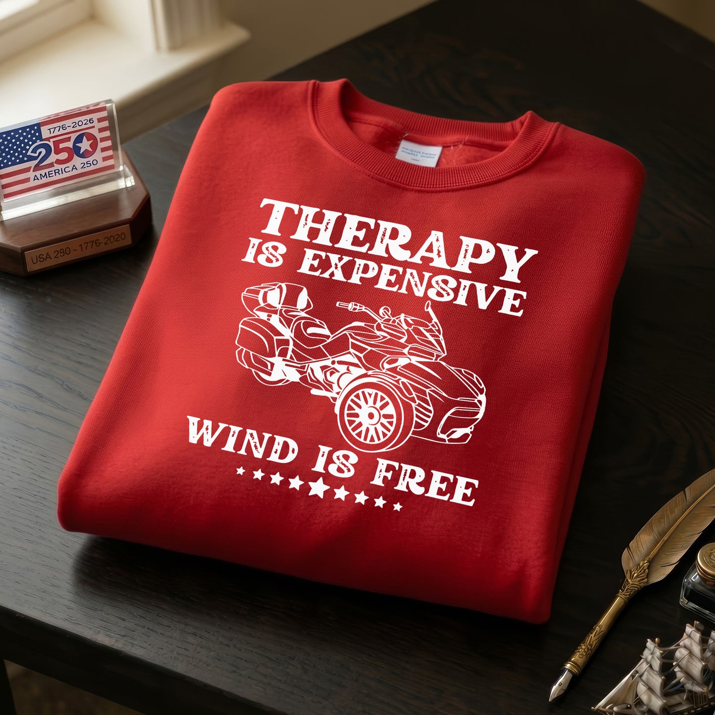 Therapy is Expensive Wind is Free Spyders T-shirt