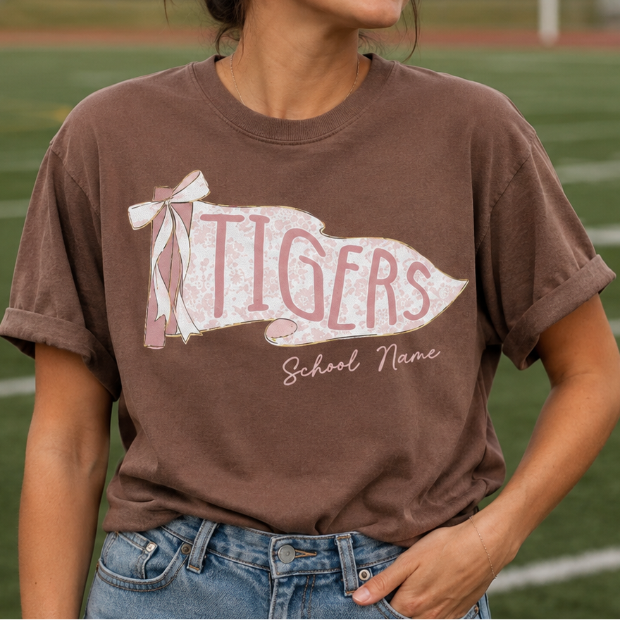 Custom Football Pennant Shirt