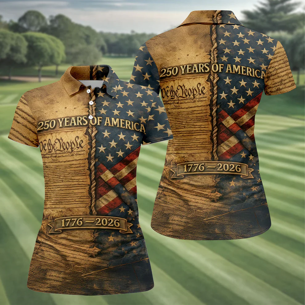 We The People 250 Years Of America 1776-2026 Polo