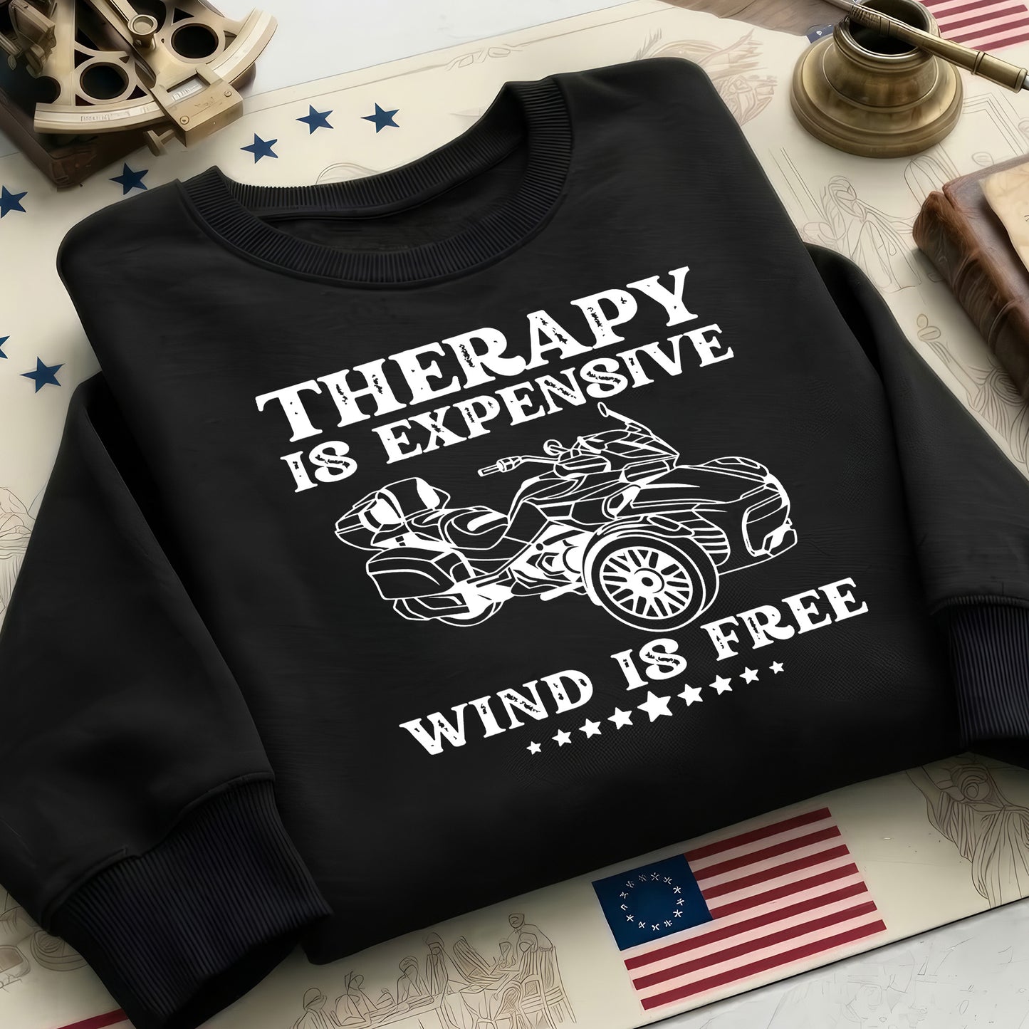 Therapy is Expensive Wind is Free Spyders T-shirt