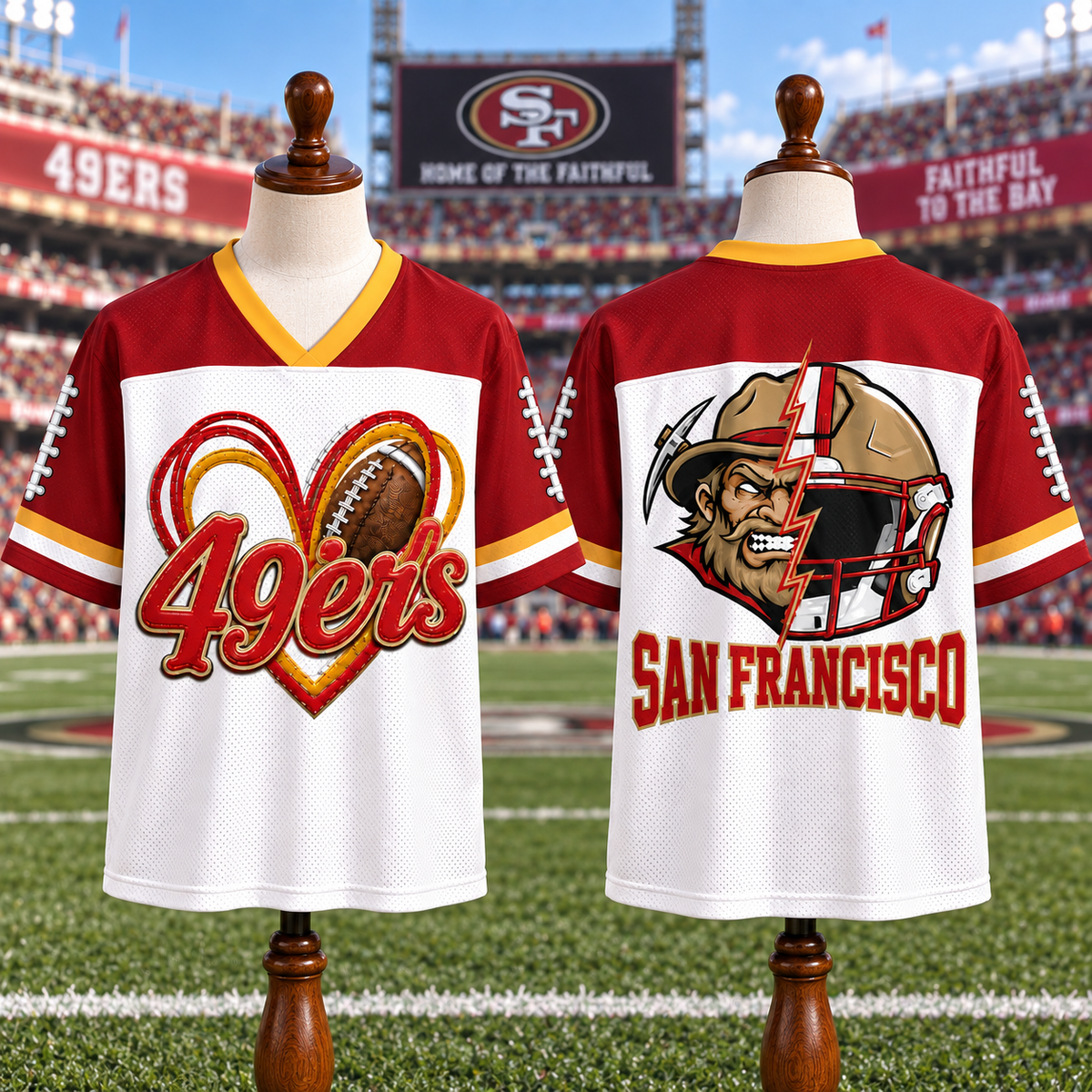 American Mascots Football Mesh Jersey