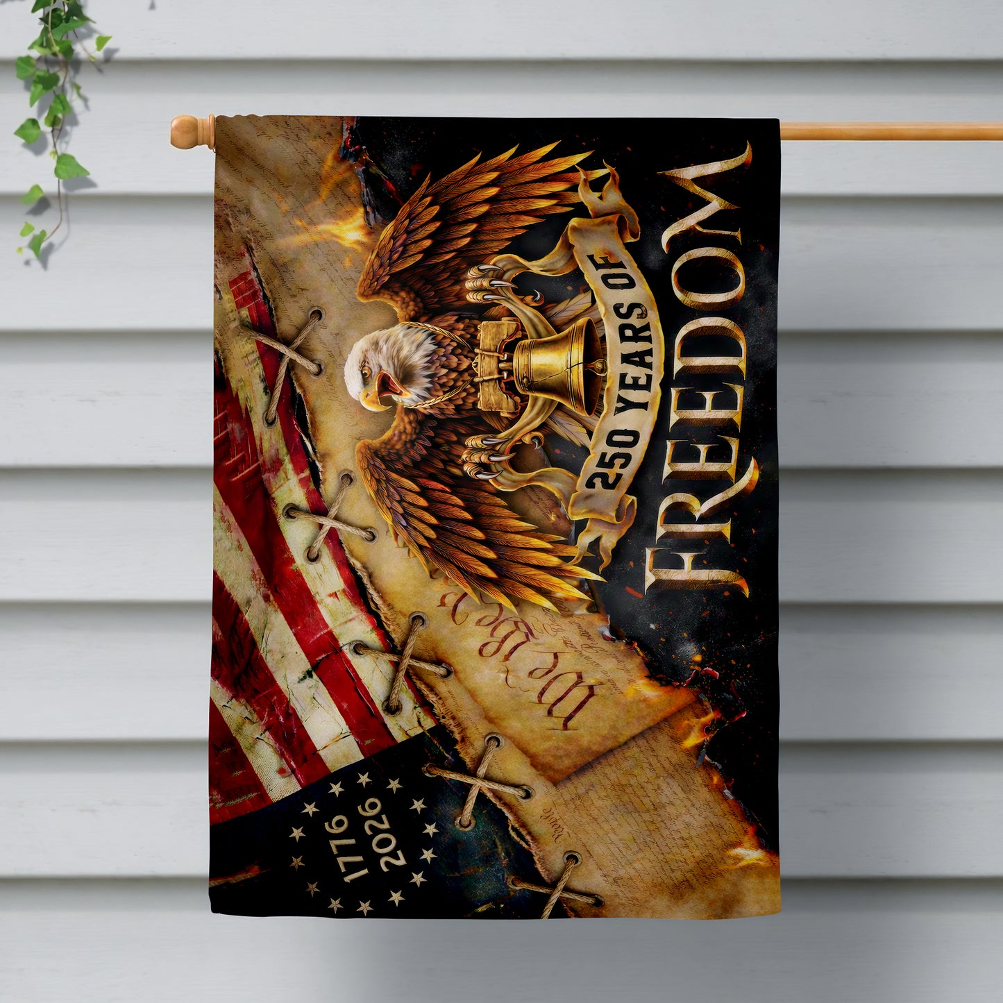 America 250 Freedom Eagle Flag, Patriotic 1776 2026 We The People Outdoor Flag