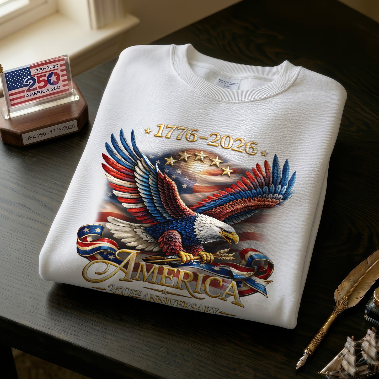 USA 250th Anniversary Eagle Shirt 1776–2026 – Patriotic American Eagle Unisex