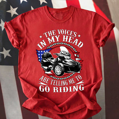 The Voice in My Head Spyder Riding T-shirt