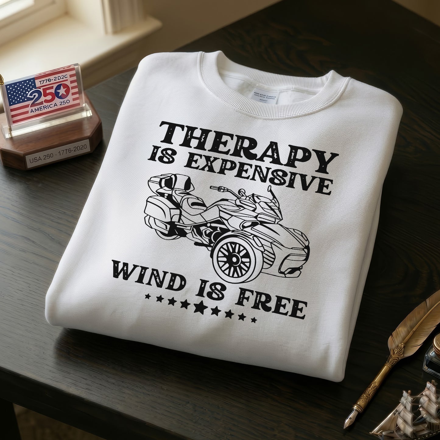 Therapy is Expensive Wind is Free Spyders T-shirt