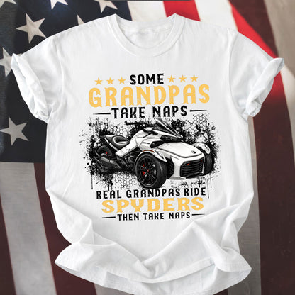 Real Grandpas Ride Spyders T-shirt